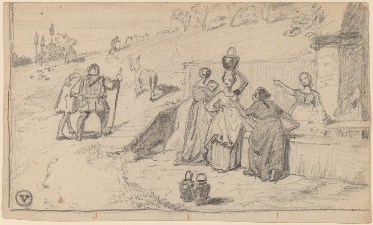 Père et fils - Elihu Vedder