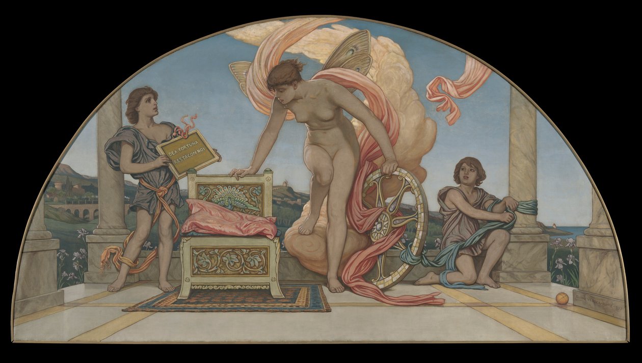 Déesse de la fortune reste avec nous - Elihu Vedder