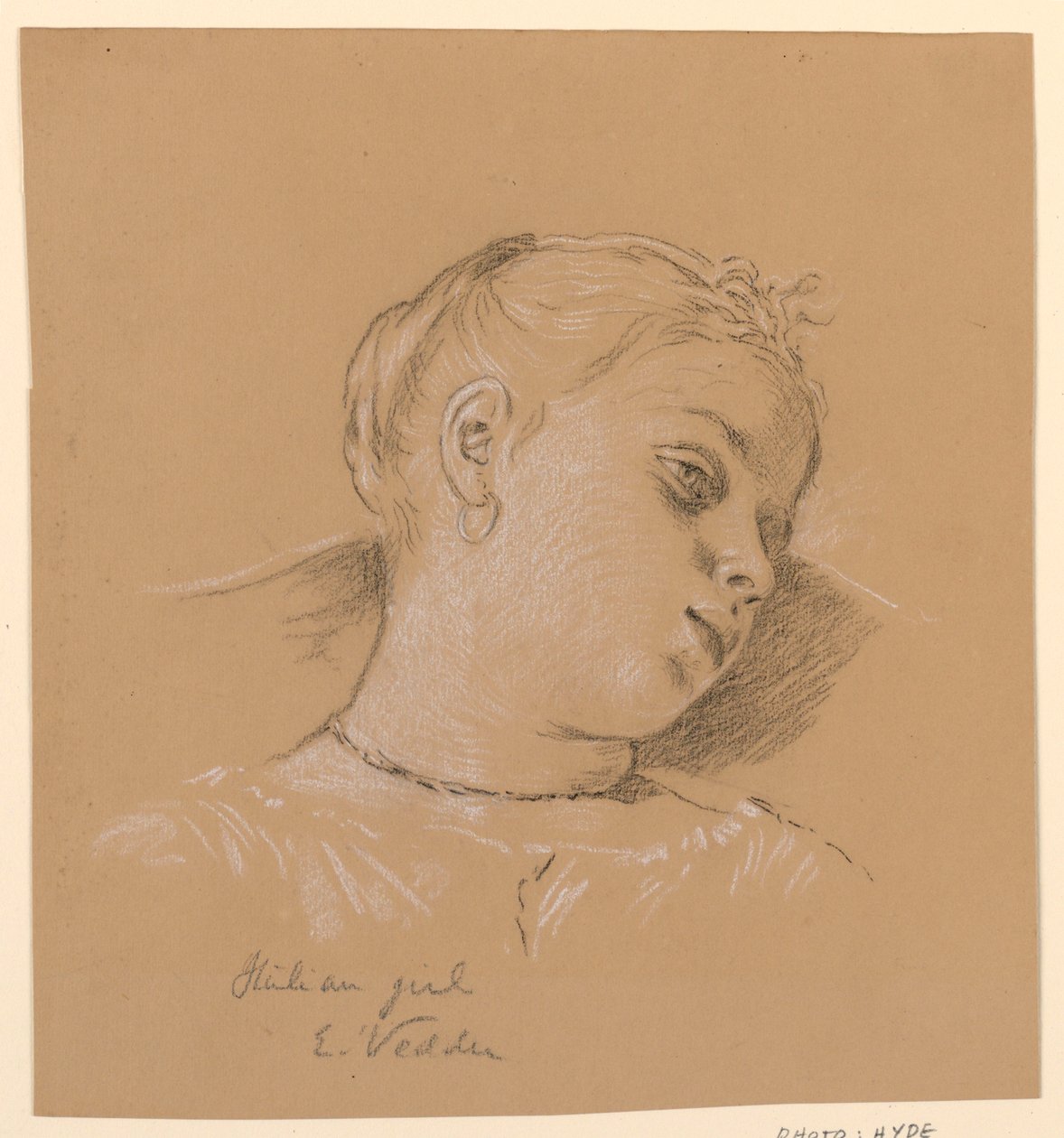 Fille italienne - Elihu Vedder