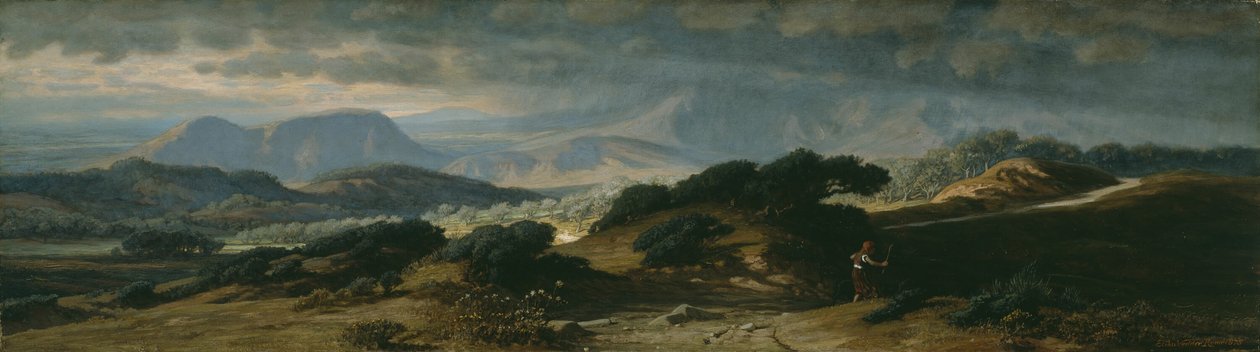 Tempête en Ombrie, 1875 - Elihu Vedder