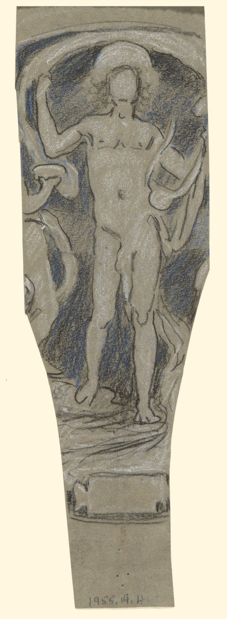 Étude pour Apollon - Elihu Vedder