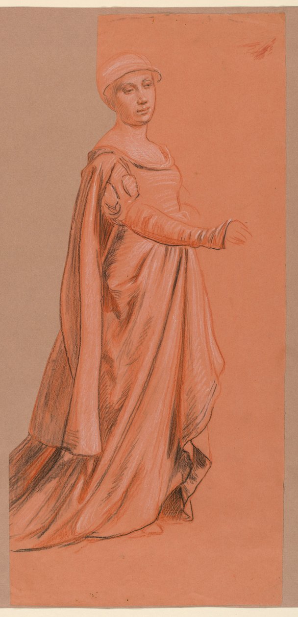 Étude pour "Procession de mariage" - Elihu Vedder