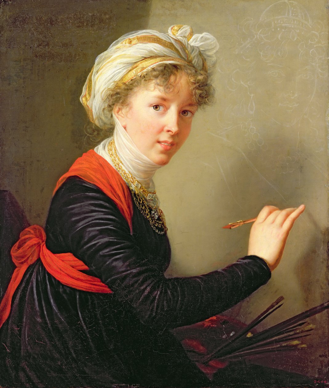 Autoportrait, 1800 - Elisabeth Louise Vigee Lebrun