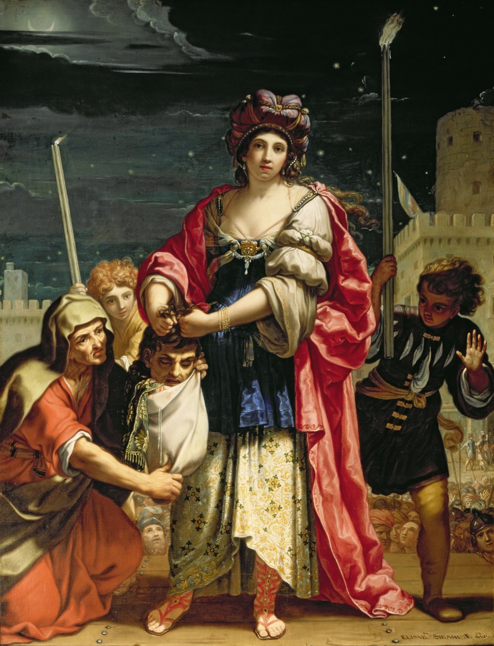 Judith avec la tête d