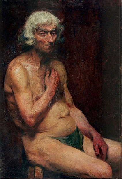 Vieil homme assis - Eliseu Visconti