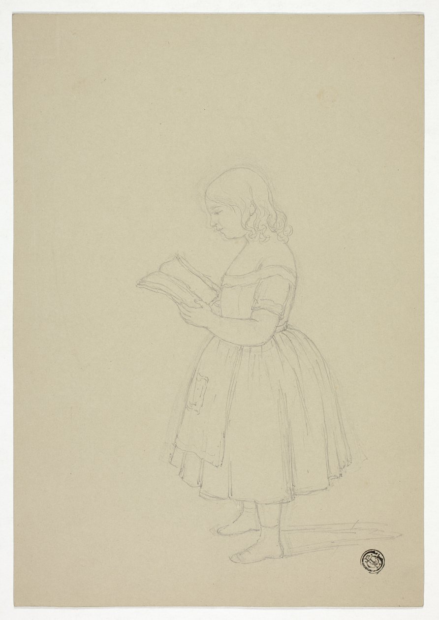 Jeune fille lisant - Elizabeth Murray