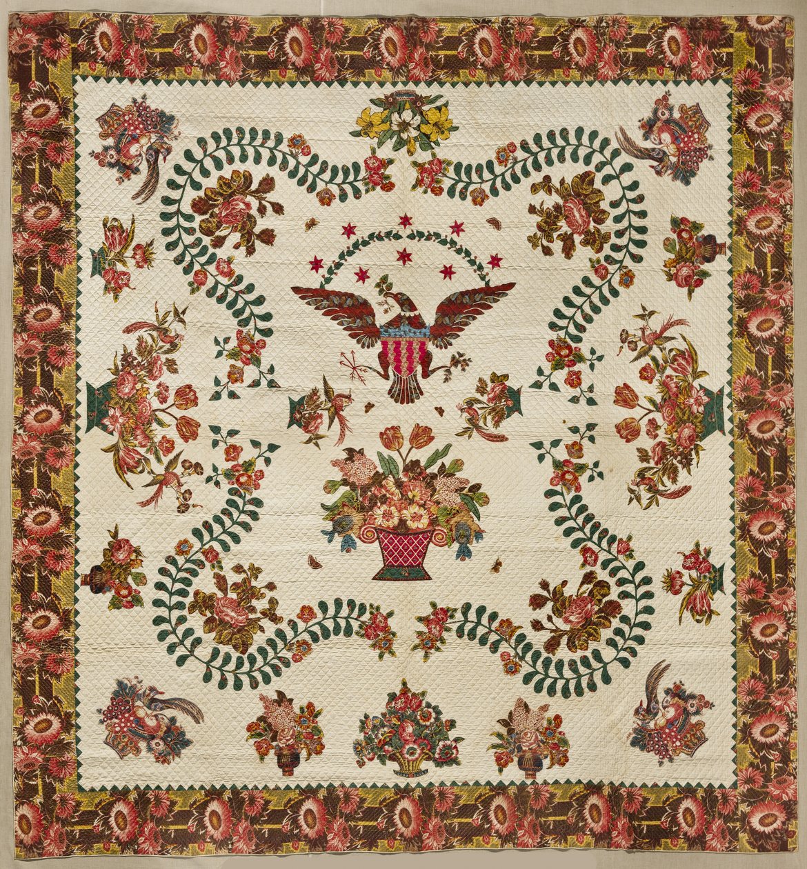 Courtepointe médaillon - Elizabeth Welsh