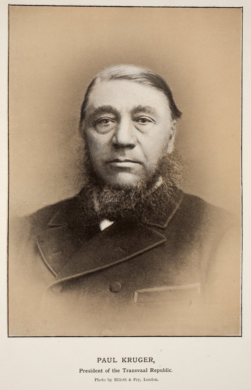 Paul Kruger, président de la République du Transvaal - Elliott und Fry Studio