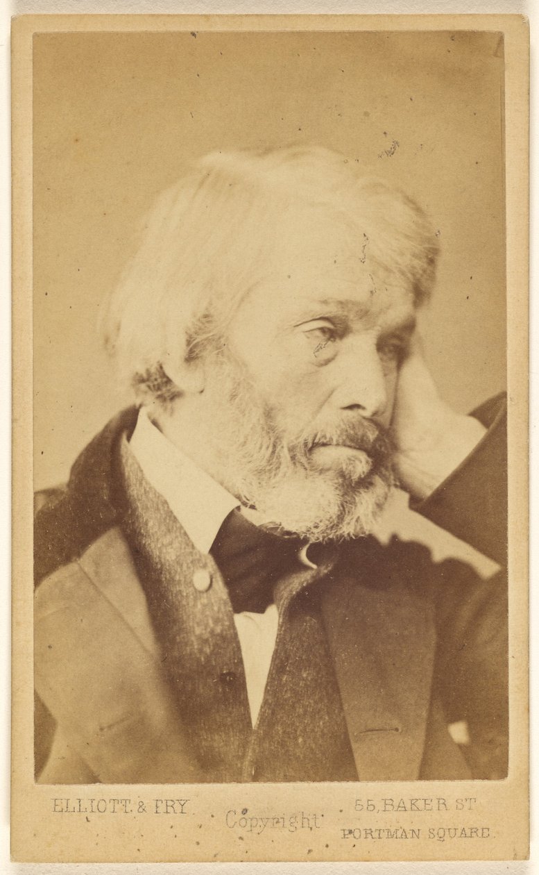 T[homas] Carlyle (1795 - 1881) - Elliott and Fry