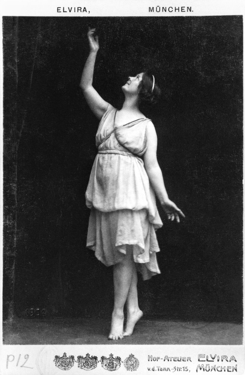 Isadora Duncan (1877-1927) vers 1903-04 - Elvira Studio