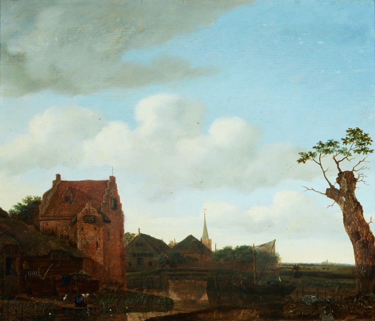 Paysage du village - Emanuel Murant