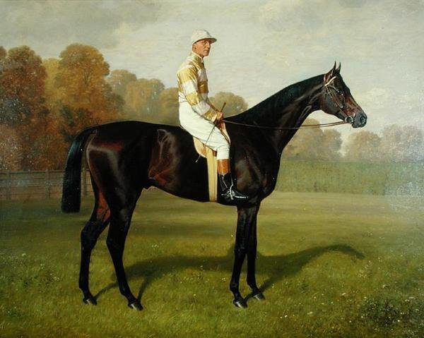 Ladas, vainqueur du Derby de 1894, (détail) - Emil Adam