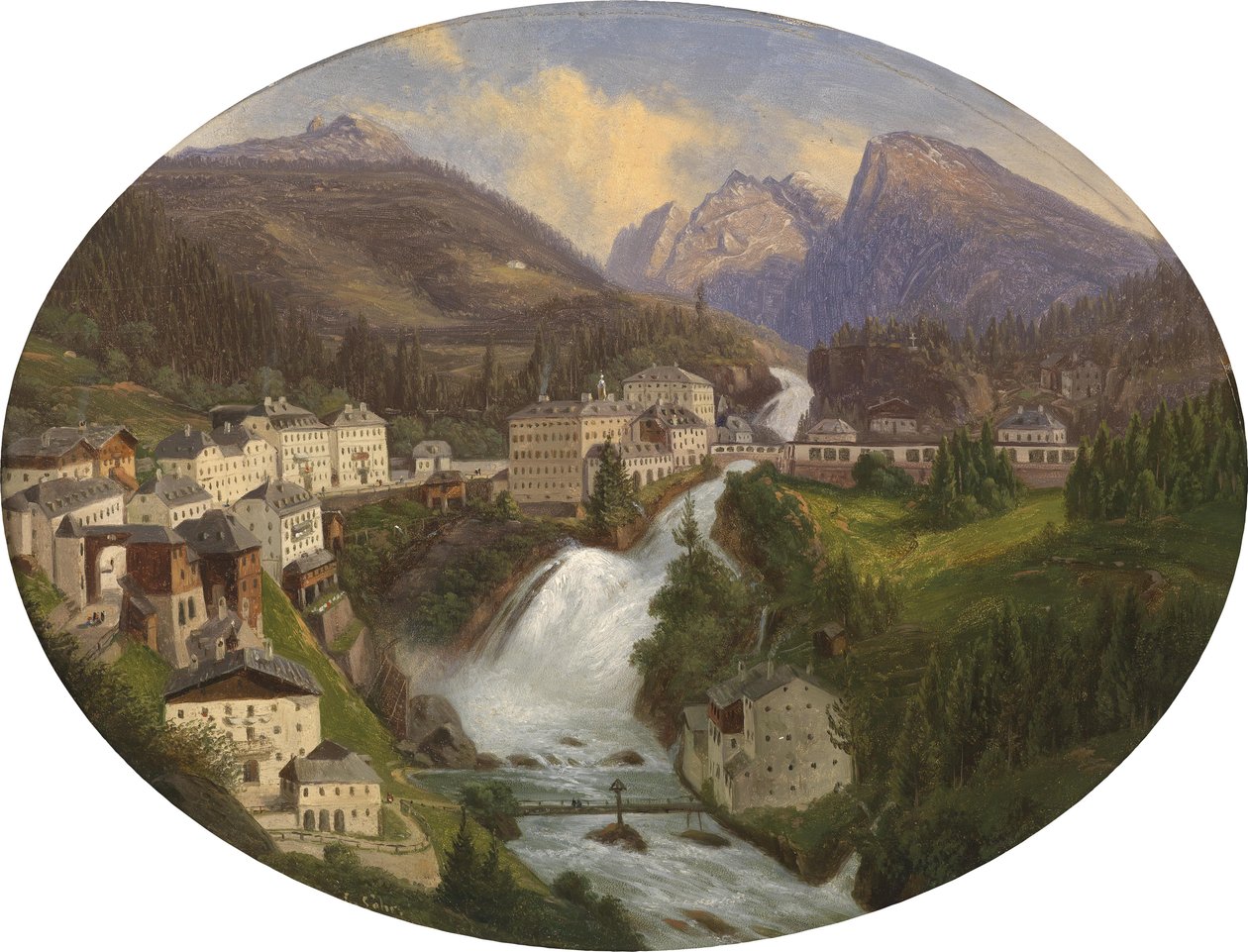 Vue sur Gastein - Emil Ludwig Löhr