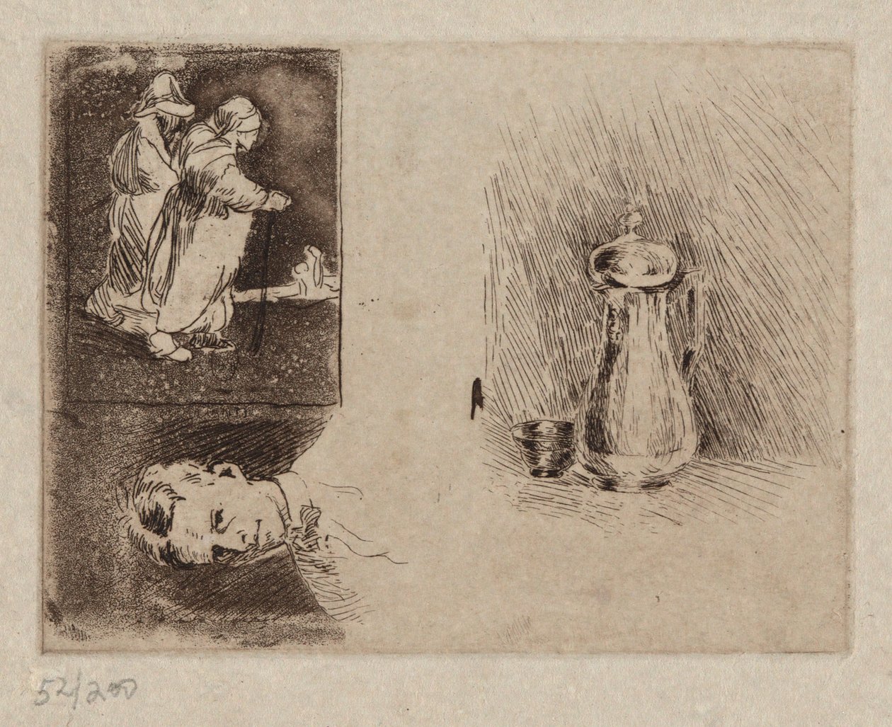 Trois études - Emil Carlsen