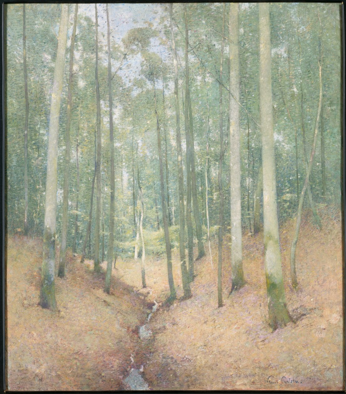 Intérieur en Bois - Emil Carlsen