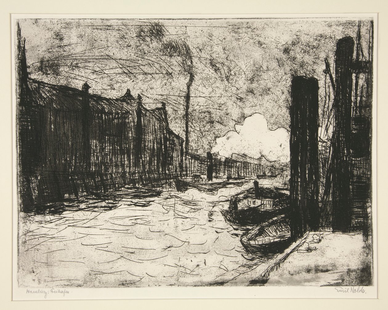 Hambourg, Freihafen (Port de Hambourg) - Emil Nolde