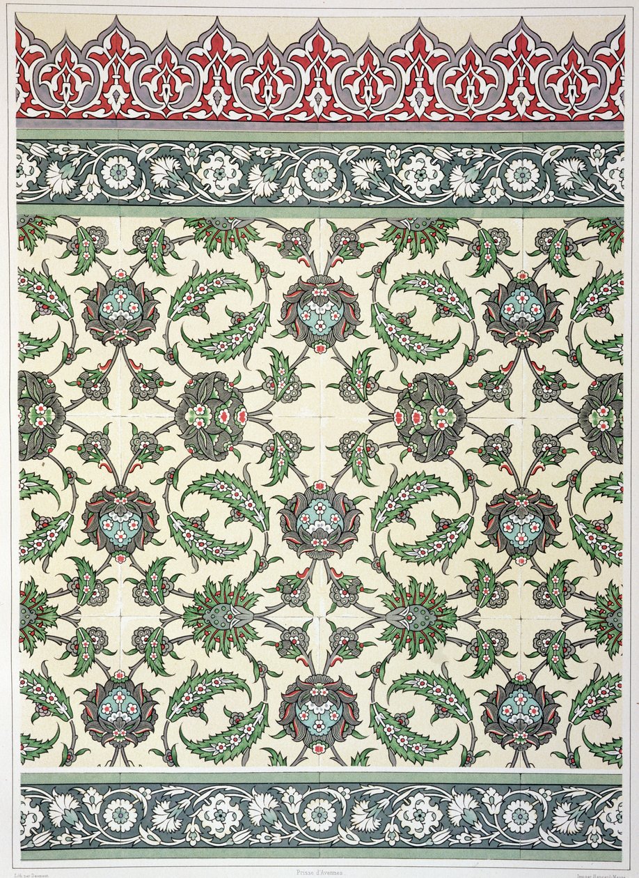 Carreaux muraux de la mosquée de Cheykhoun, de 