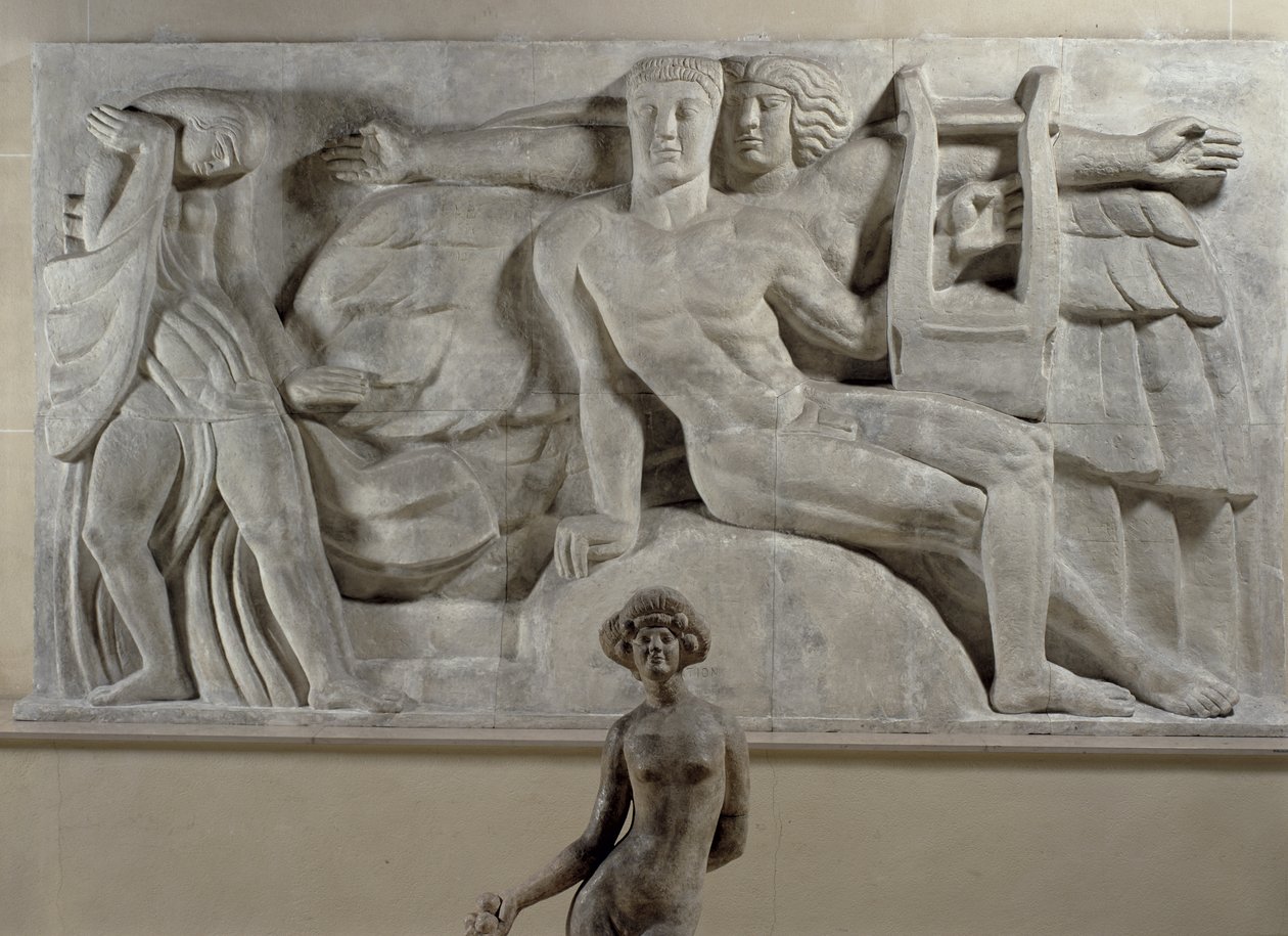 Apollon en méditation avec une muse, 1912 - Emile Antoine Bourdelle