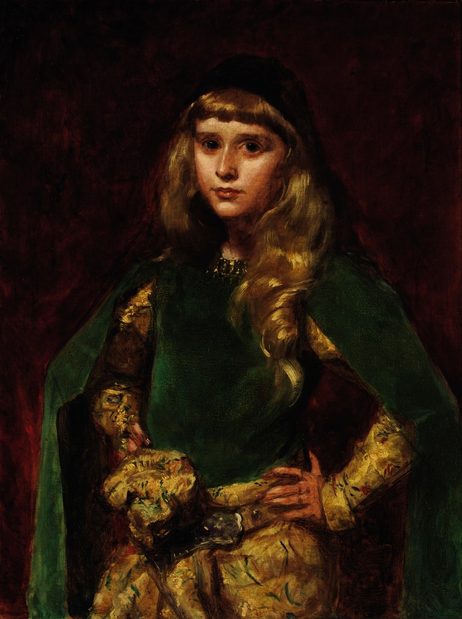 Natalie à dix ans - Emile Auguste Carolus Duran