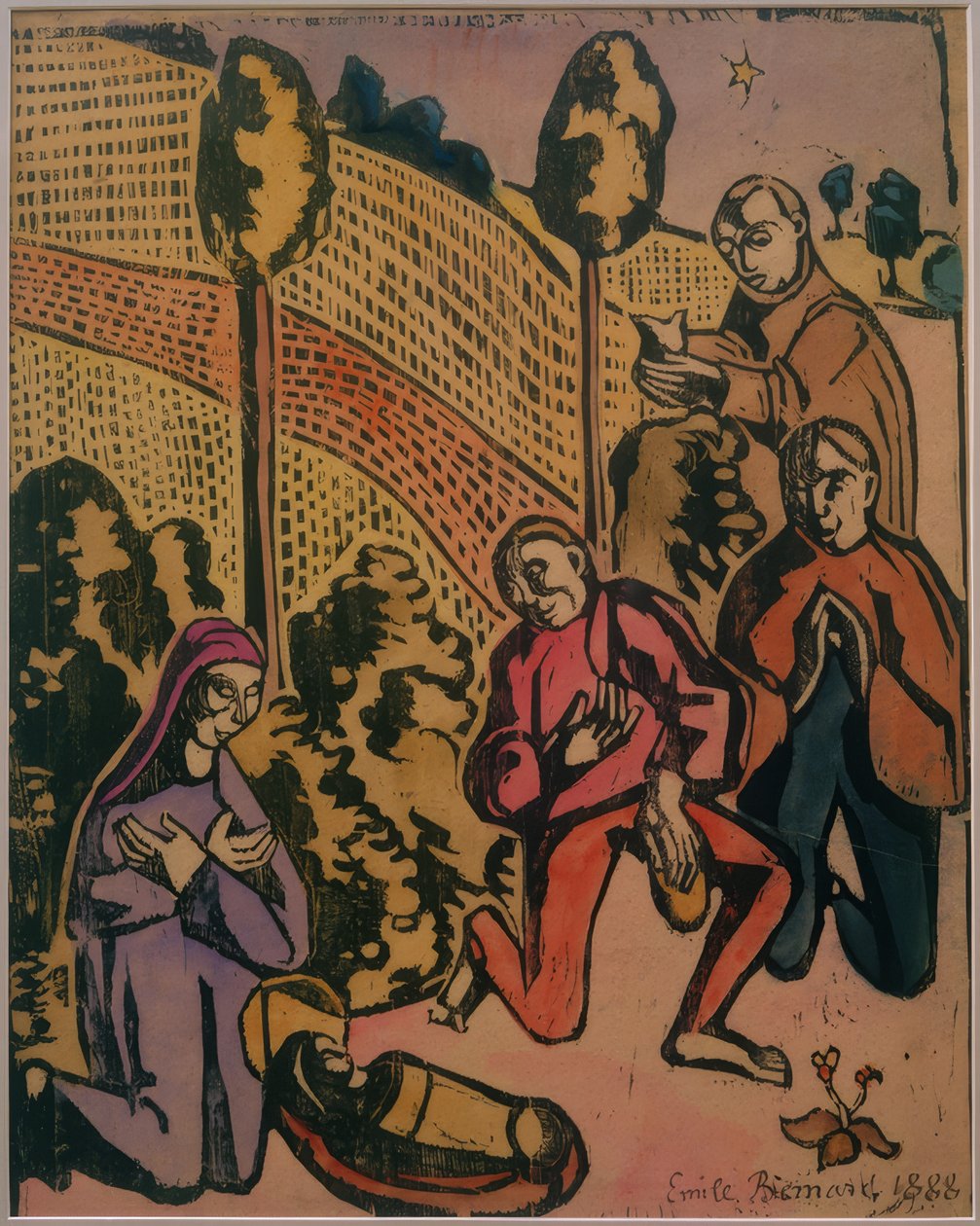 Adoration des bergers - Emile Bernard