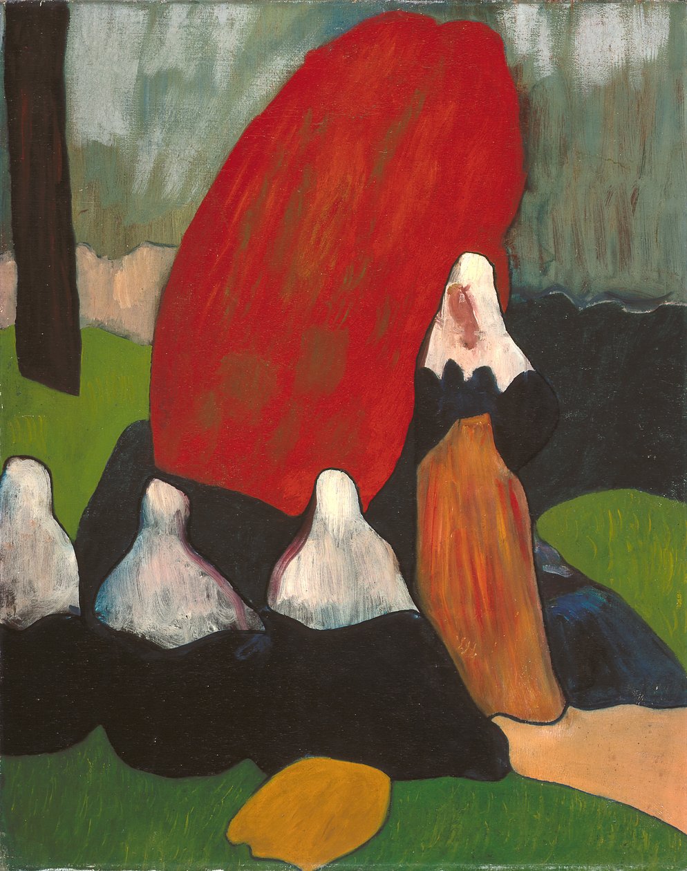 Femmes bretonnes avec des algues - Emile Bernard
