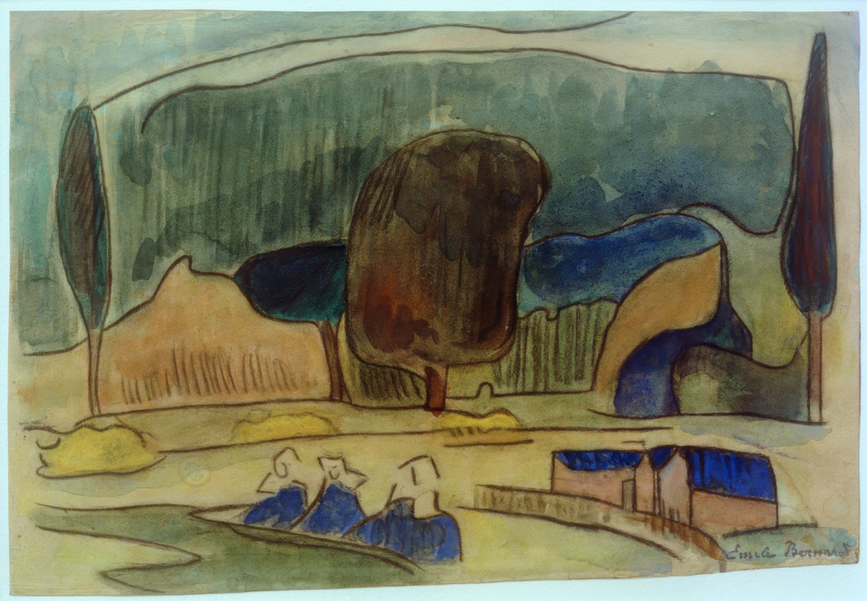 Paysage breton - Emile Bernard