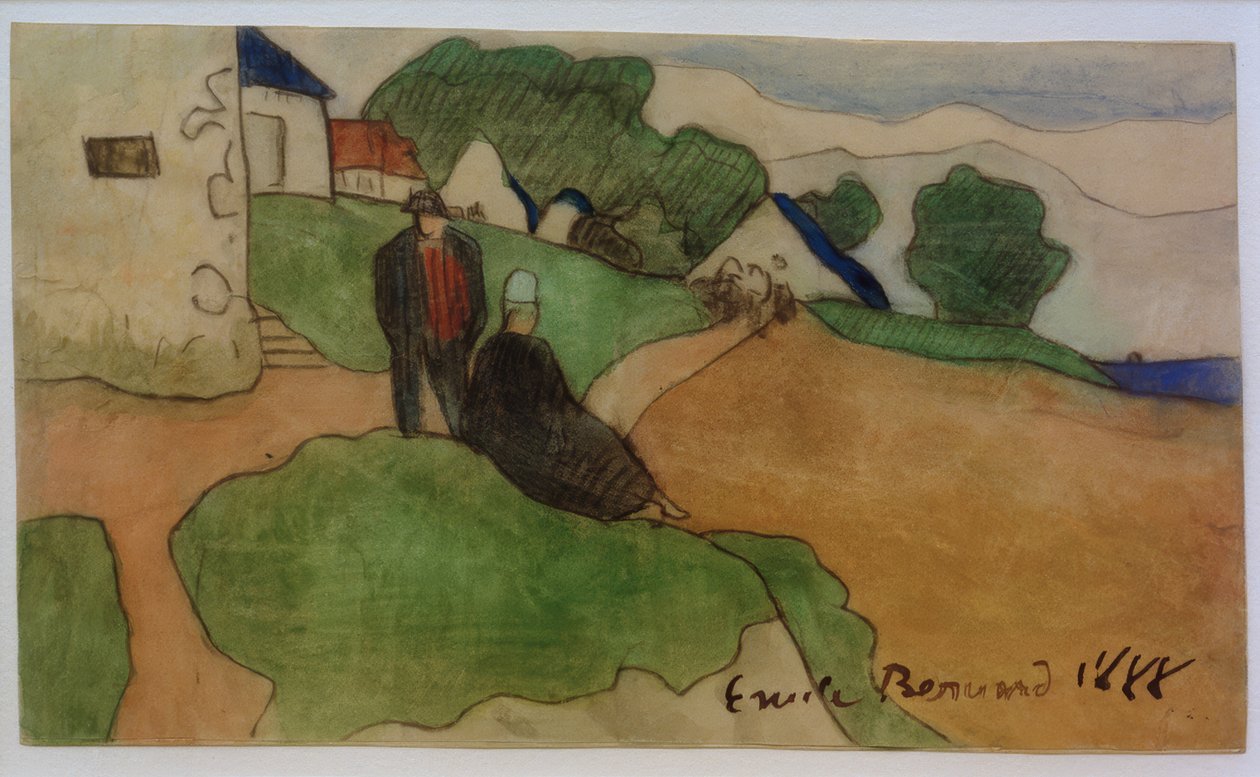 Village breton - Emile Bernard