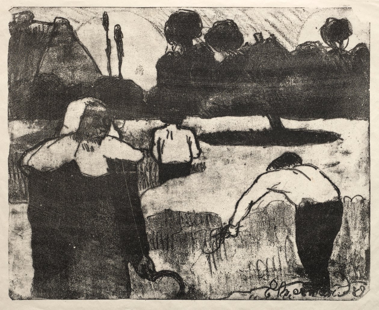 Les Bretonneries : Les Moissonneurs - Emile Bernard