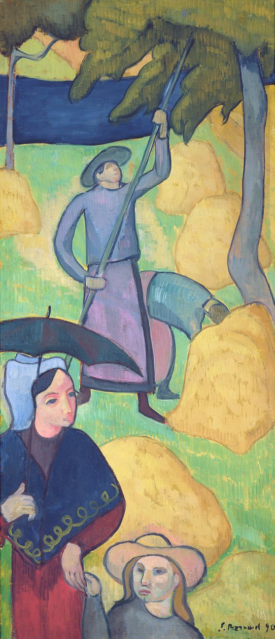 La Récolte des pommes, 1890 - Emile Bernard