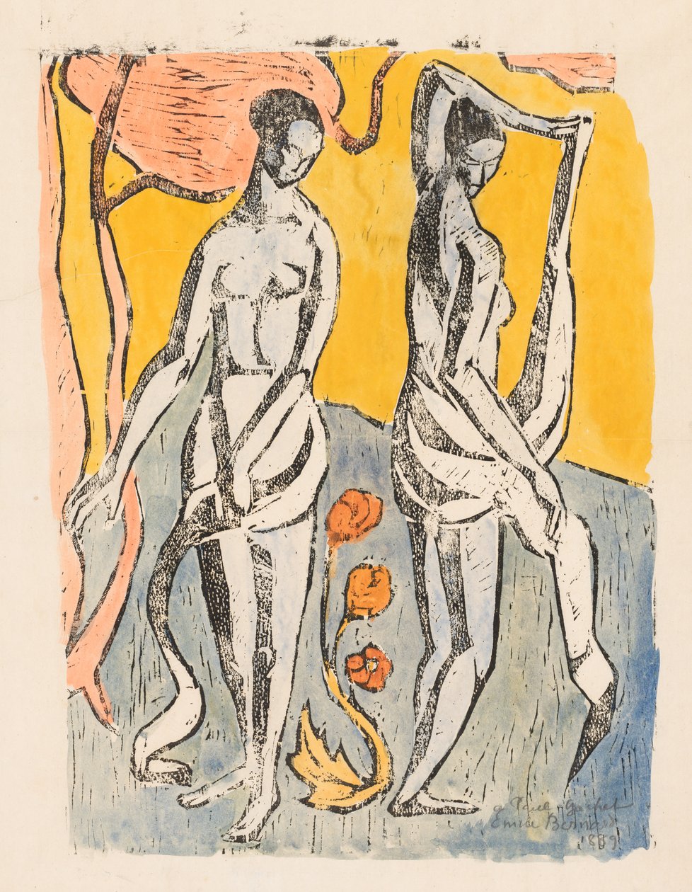 Les Nymphes - Emile Bernard