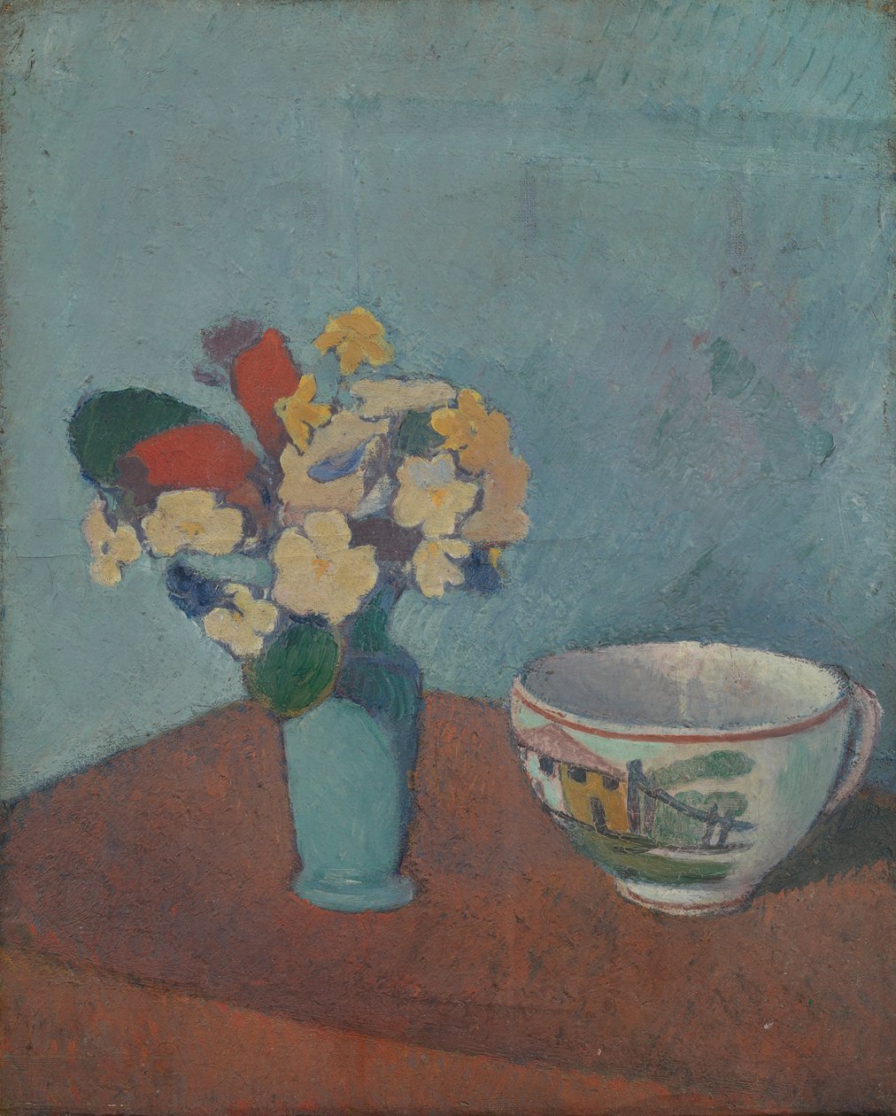 Vase avec des fleurs et une tasse, 1887 - Emile Bernard