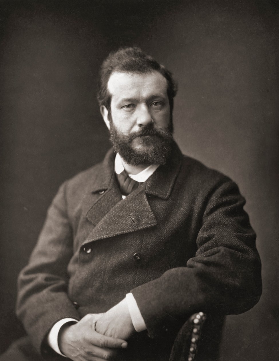 Félix Henri Bracquemond. Portrait. - Emile Courtin