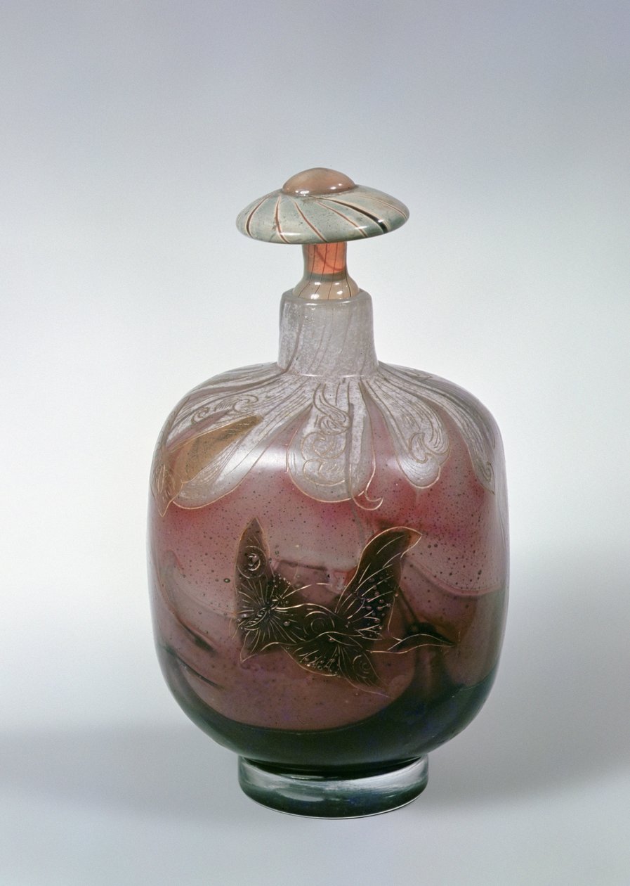 Bouteille et bouchon, vers 1900 - Emile Galle