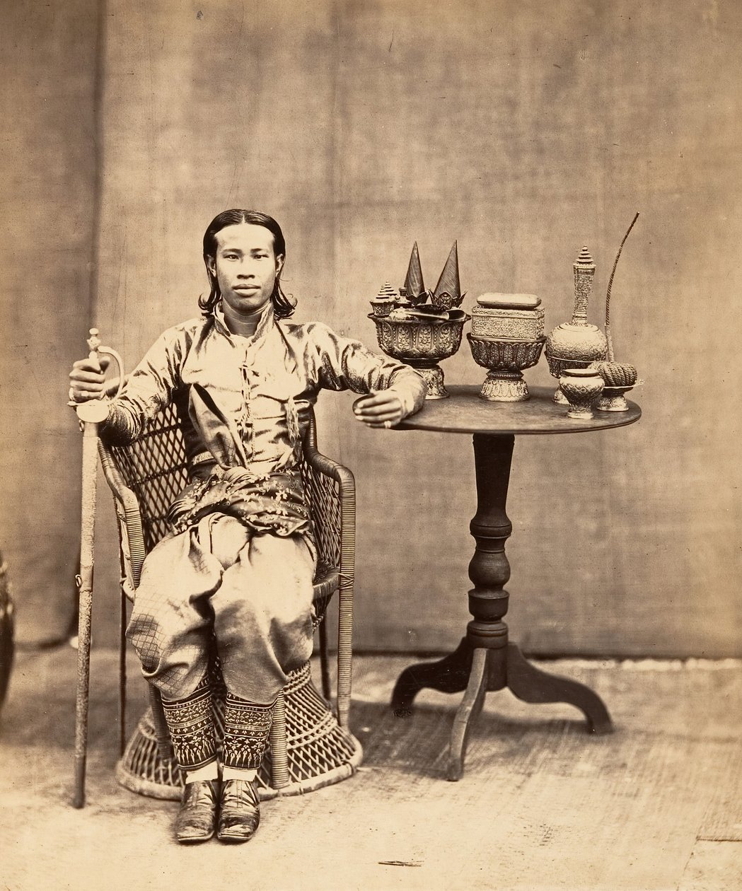 Phra-Kéo-Pha, Frère du Roi, 1866 - Emile Gsell