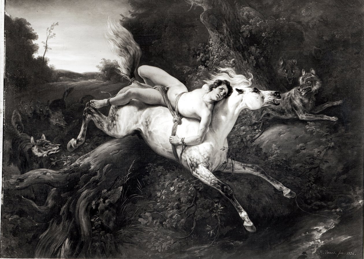 Mazeppa, 1826 - Emile Jean Horace Vernet