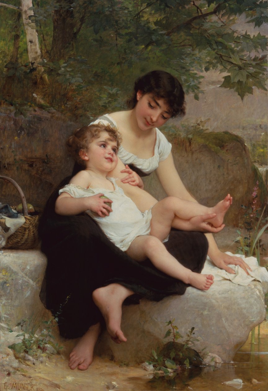 Mère et Enfant - Emile Munier