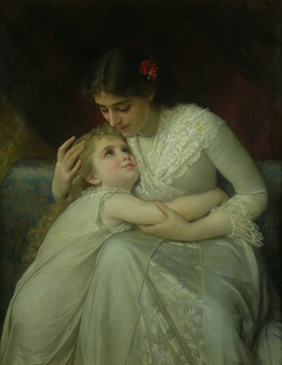 Mère et enfant - Emile Munier