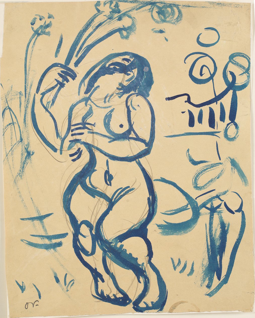 Femme nue debout - Emile Othon Friesz