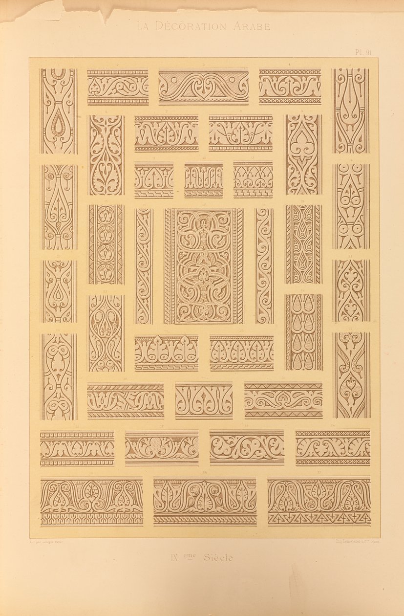 Mosquée d’Ahmed-ibn-Touloun, 1885 - Emile Prisse dAvennes