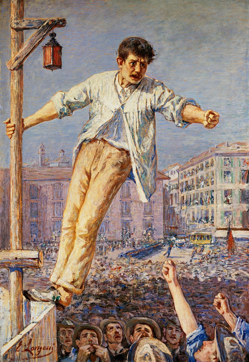 Porte-parole de la grève - Emilio Longoni