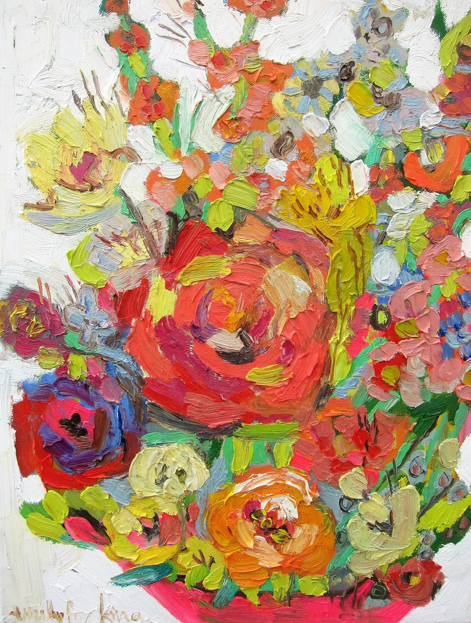 Brightguy, 2017 (huile sur toile) - Emily Fox King