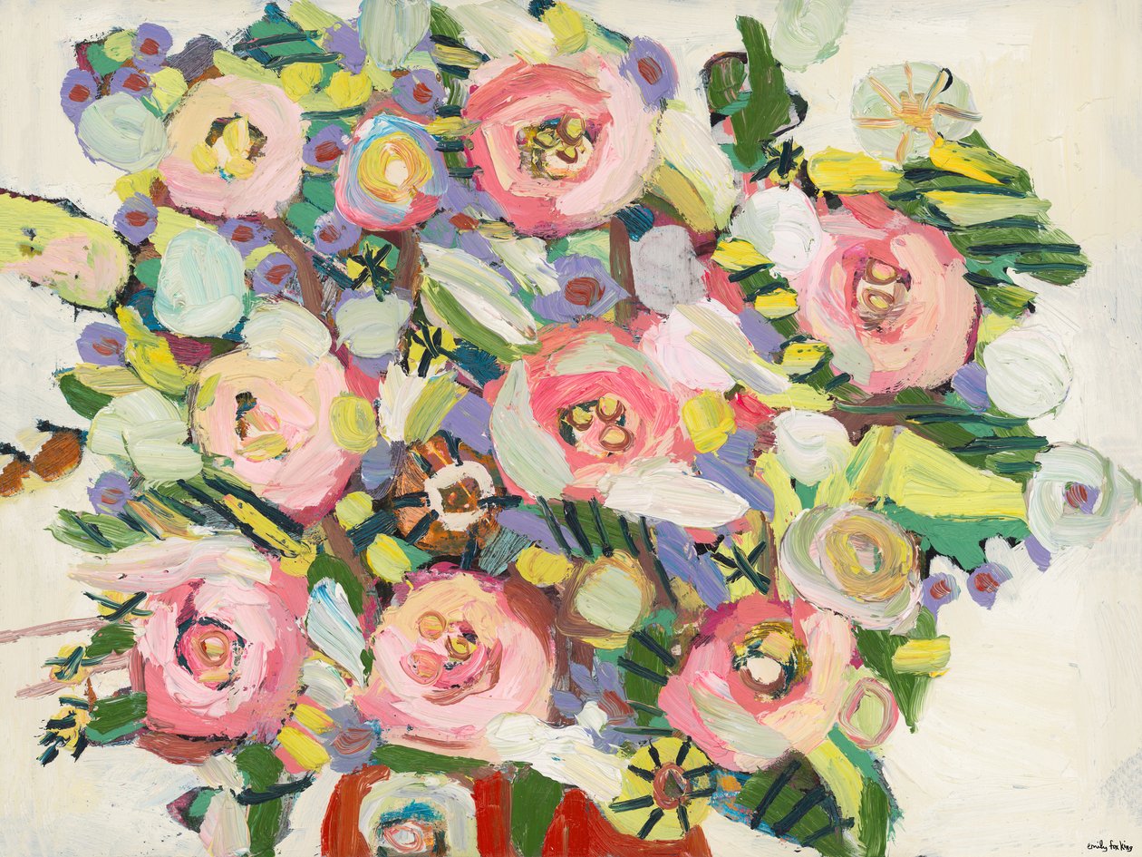 EFK0029, 2018 (huile sur toile) - Emily Fox King