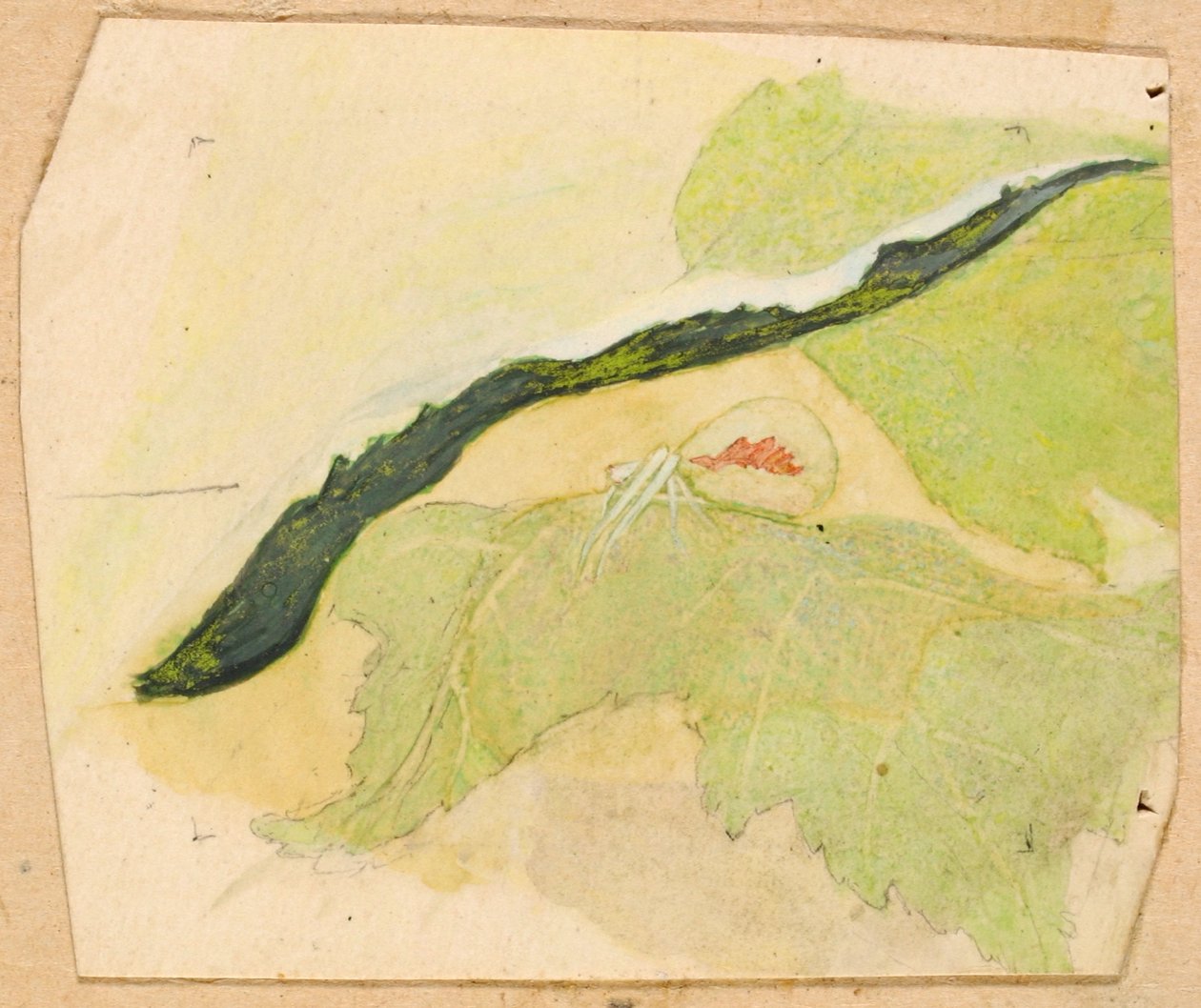 Araignée blanche en porcelaine - Emma Beach Thayer