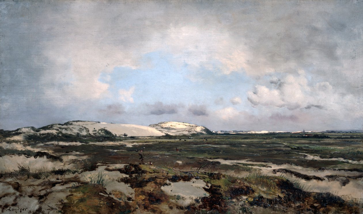 Dans les dunes, 1881 - Emmanuel Lansyer