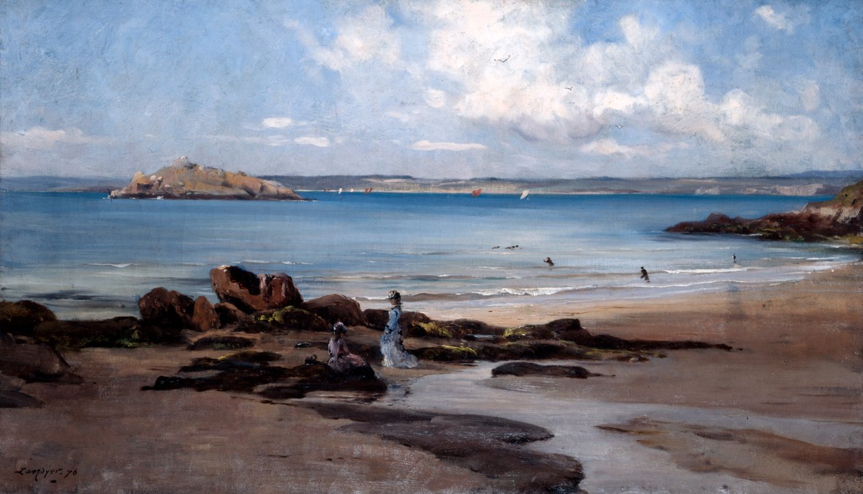 Plage de baignade pour femmes, 1876 - Emmanuel Lansyer