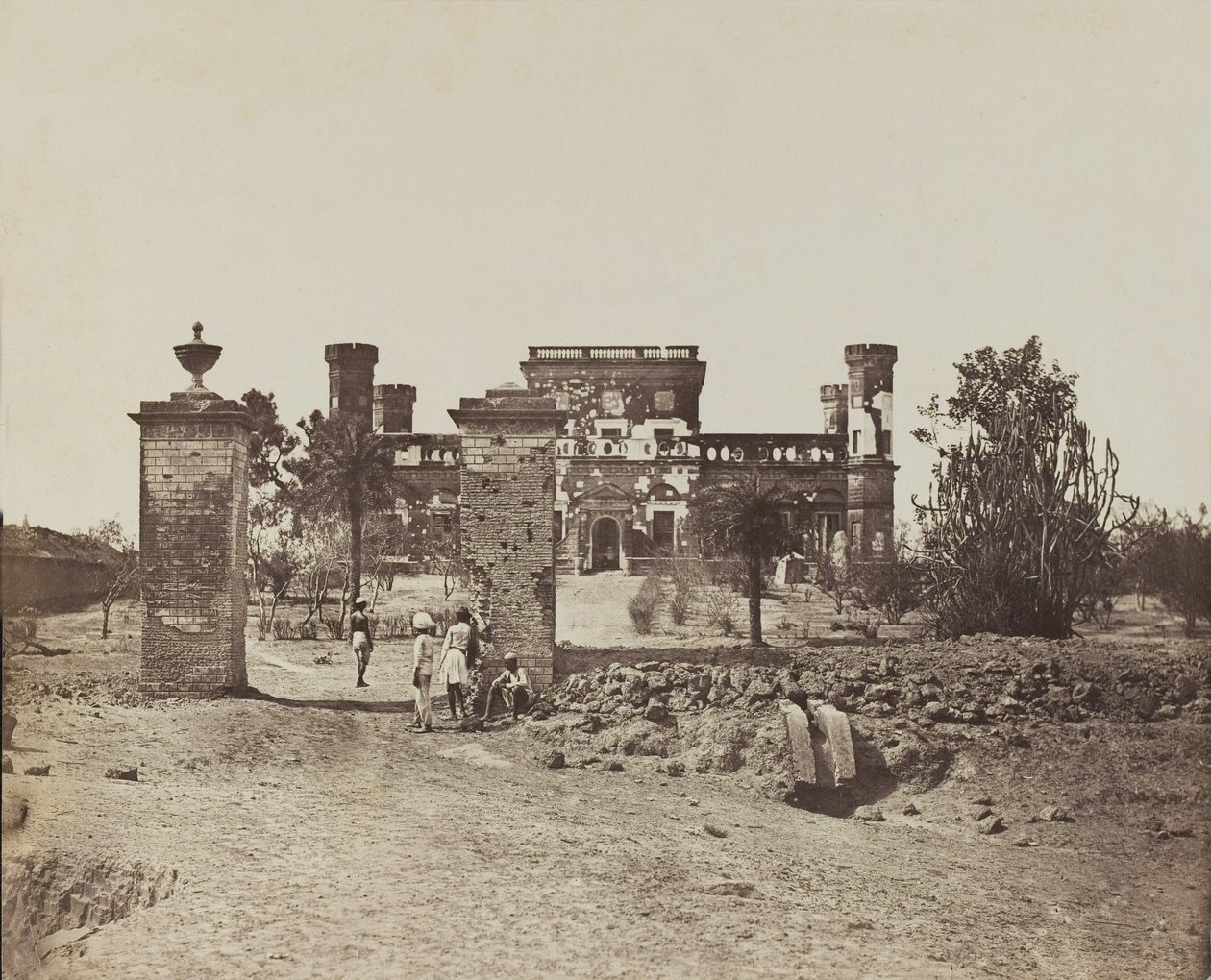 Maison abandonnée, vers 1858 - English Photographer