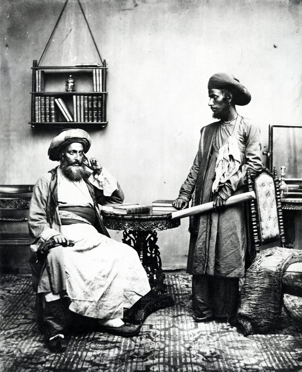 Enseignants Bene Israel, vers 1856 - English Photographer