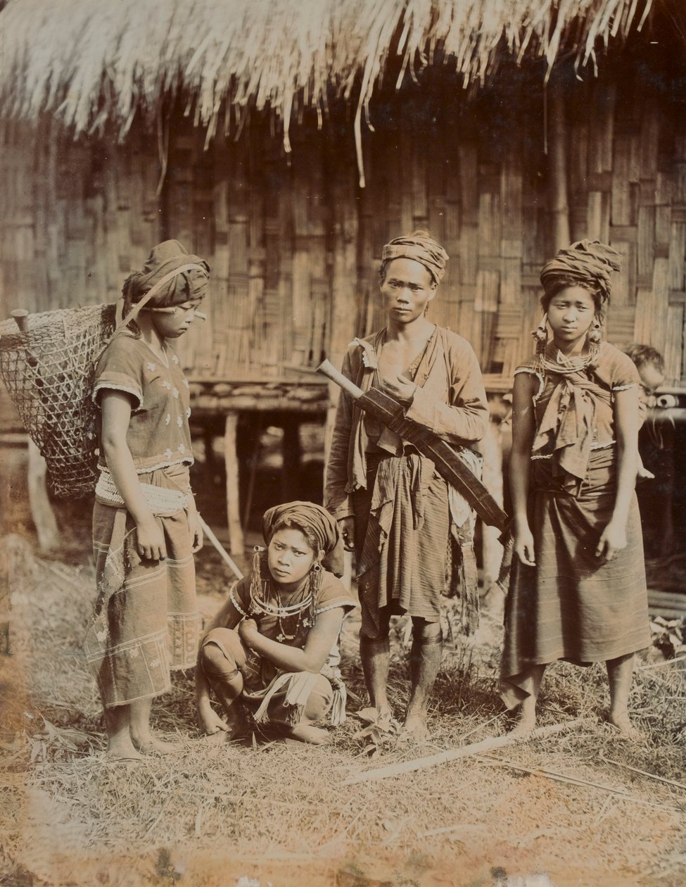 Kanon, Gentleman et trois dames, 1905 - English Photographer
