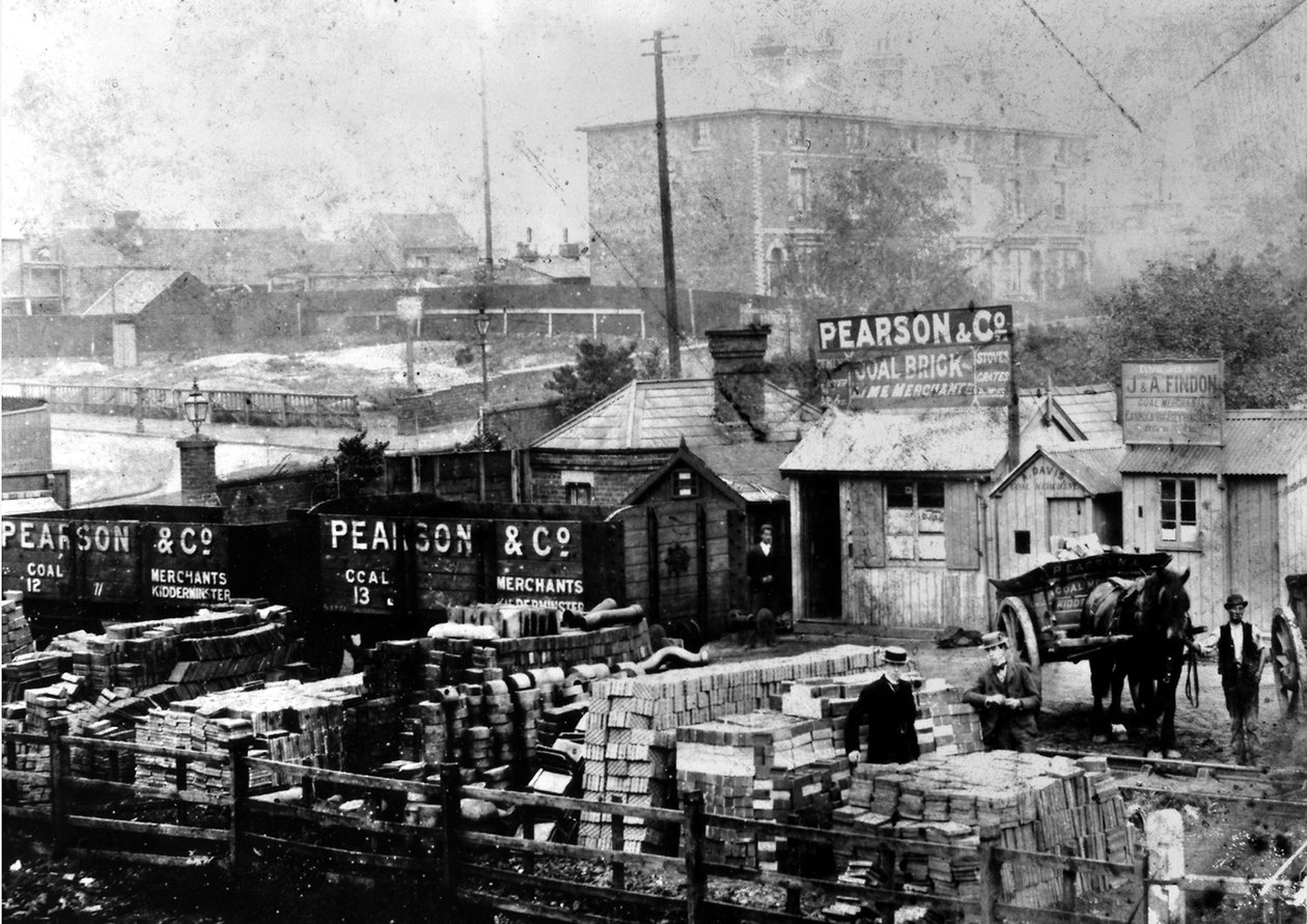 Gare de fret de Kidderminster, 1900 - English Photographer