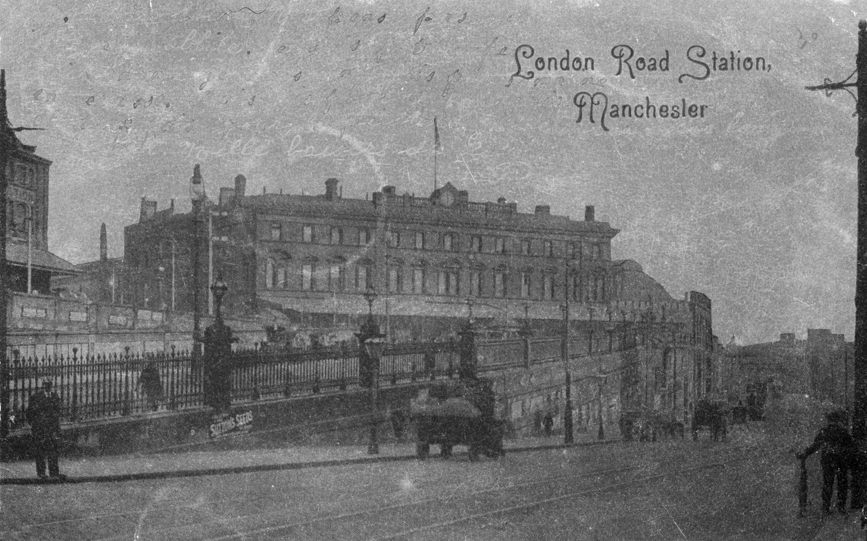 Gare de London Road, Manchester, c.1910 - English Photographer